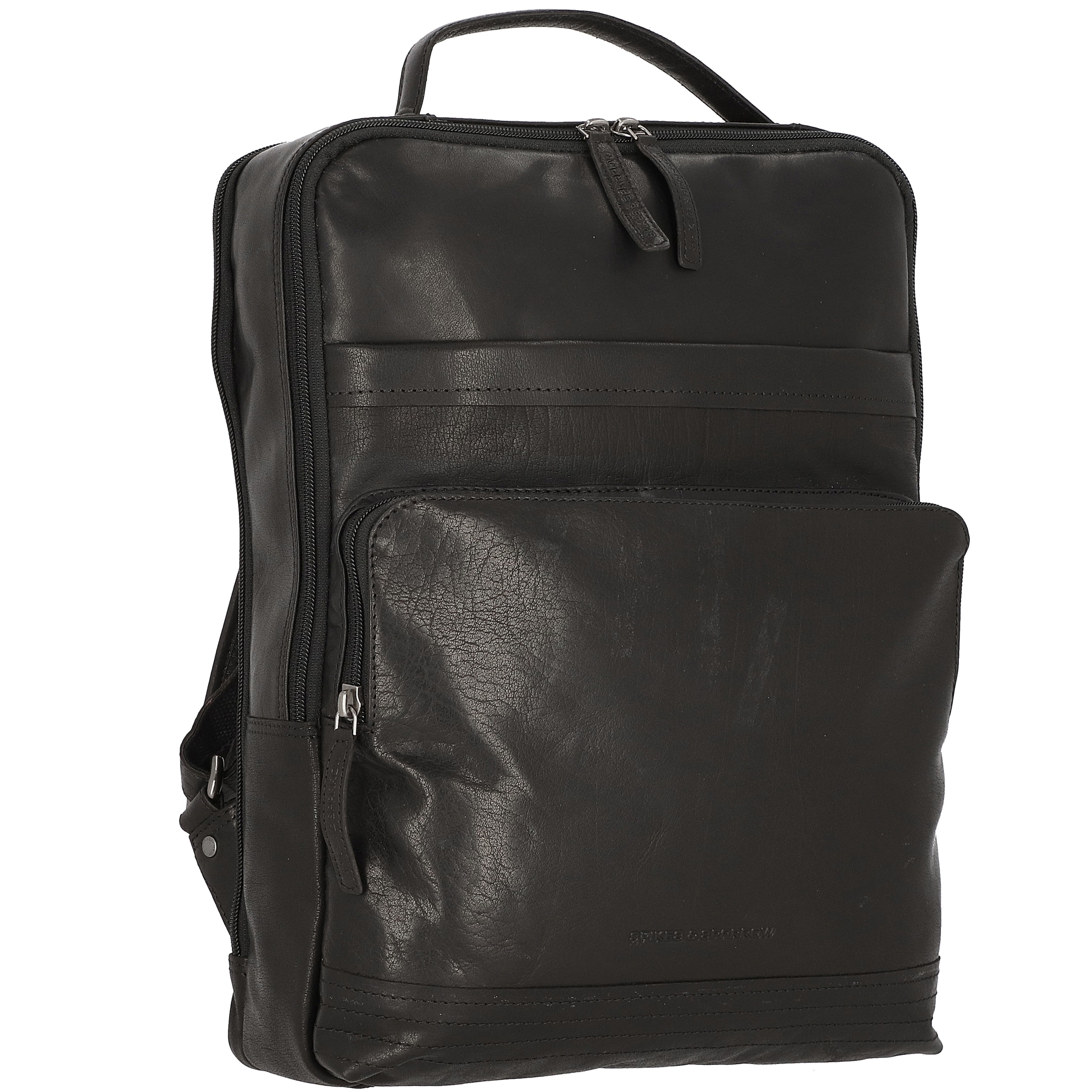 Spikes & Sparrow Rucksack 'Bronco' in Schwarz