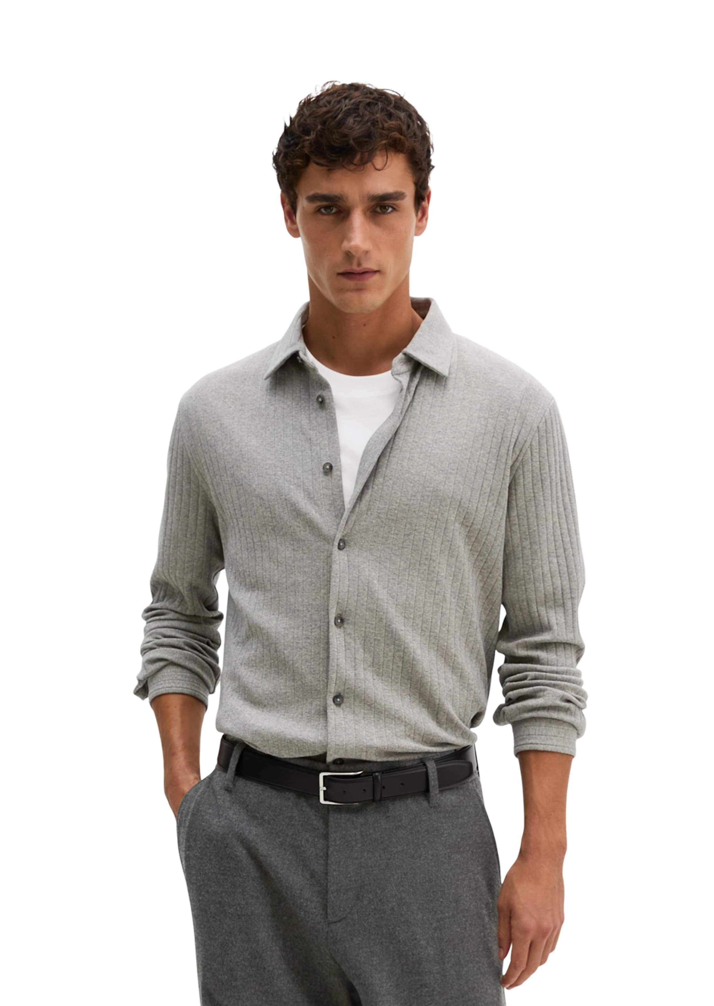 Marc O'Polo Shirt in Grau: Vorderseite