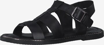 s.Oliver Sandals in Black: front