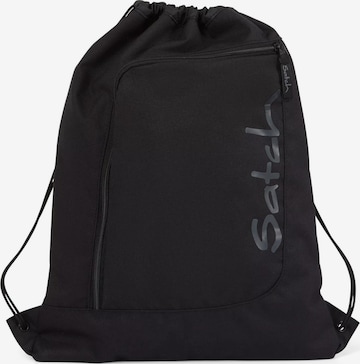 Satch Gym Bag 'Sportbeutel Sportbeutel' in Black: front