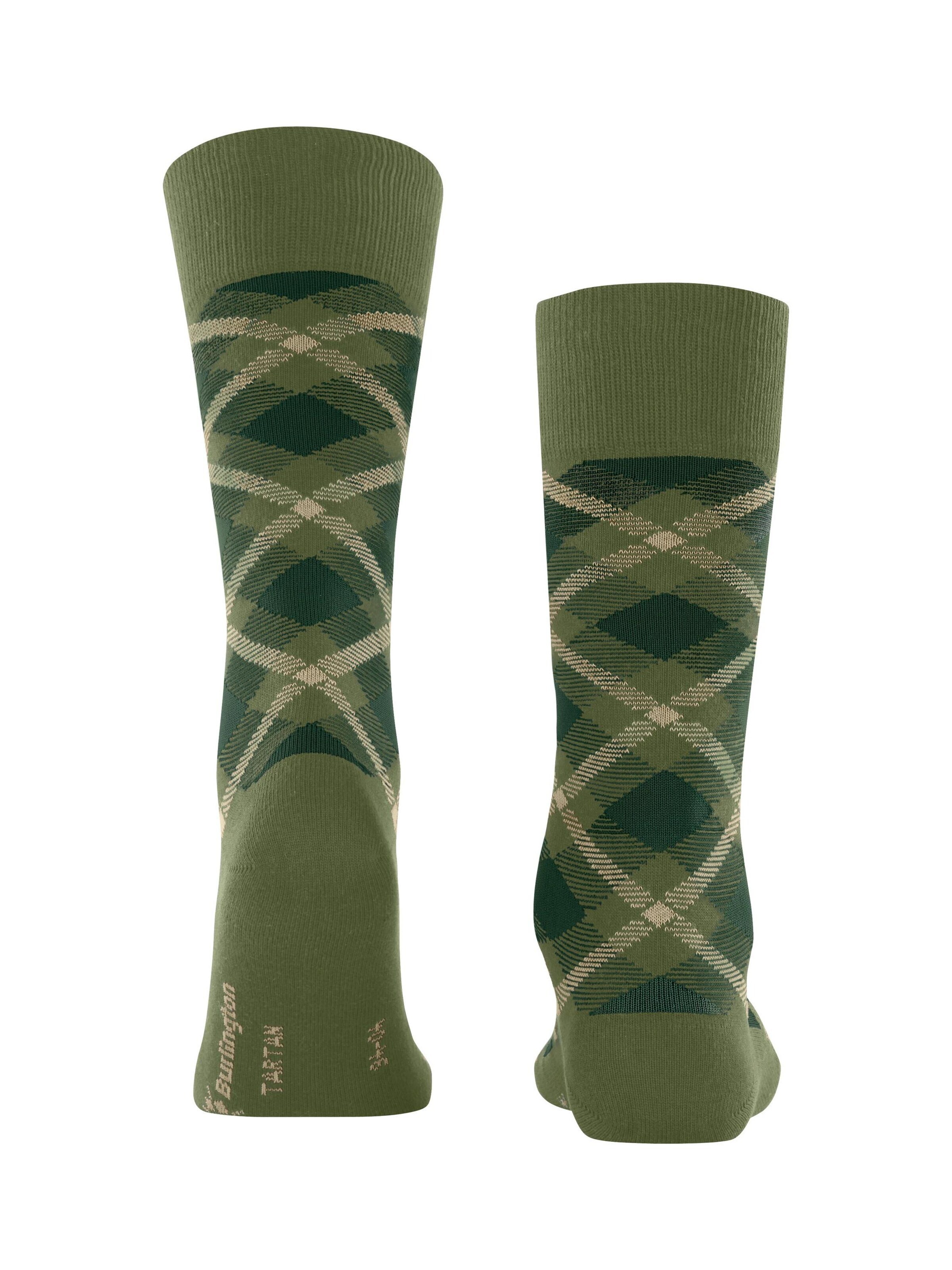 BURLINGTON Socken 'Tartan'‌ in Grün