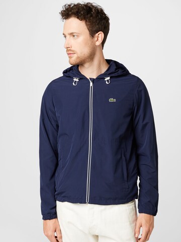 LACOSTE Tussenjas in Blauw: voorkant