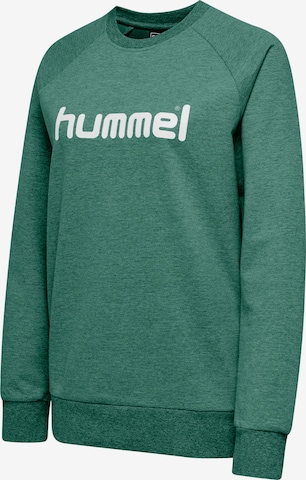 Hummel Спортен суитшърт с качулка в зелено