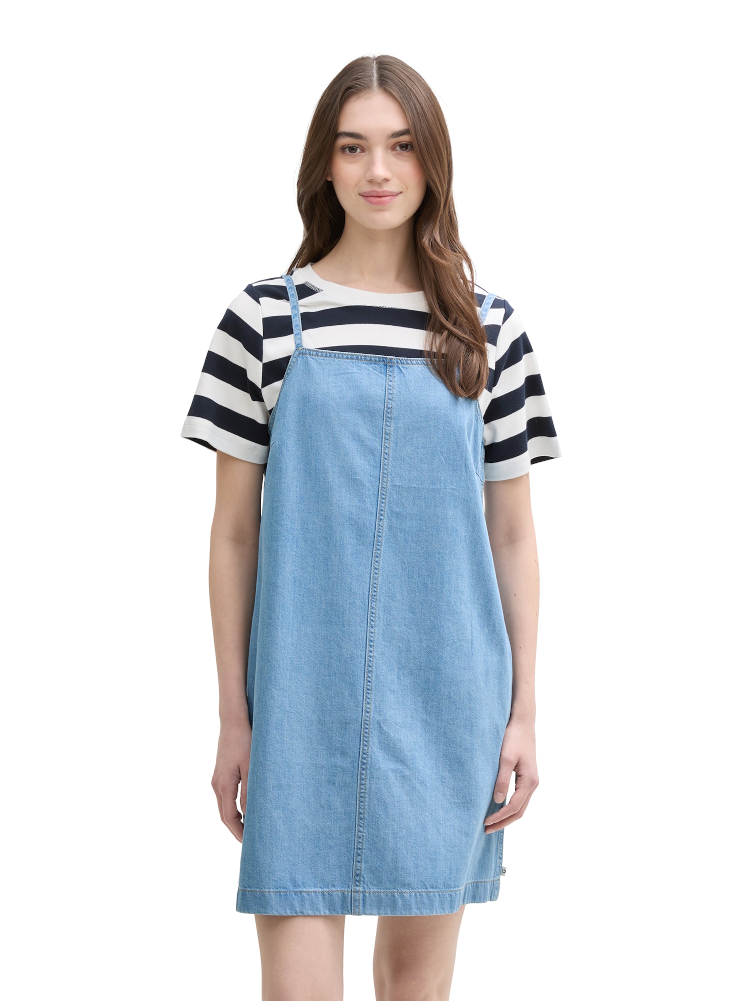 Robe TOM TAILOR DENIM en bleu : devant