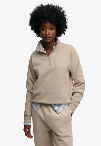 Superdry & Co Sweatshirt 'Essential' in Beige: front