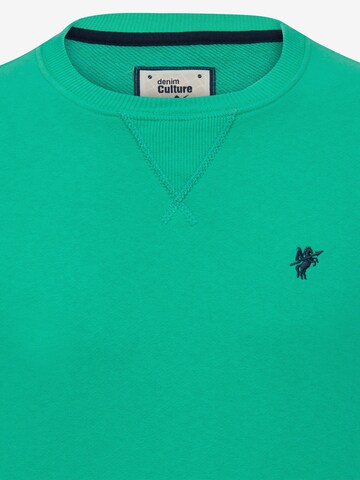 DENIM CULTURE - Sweatshirt 'Nicholas' em verde