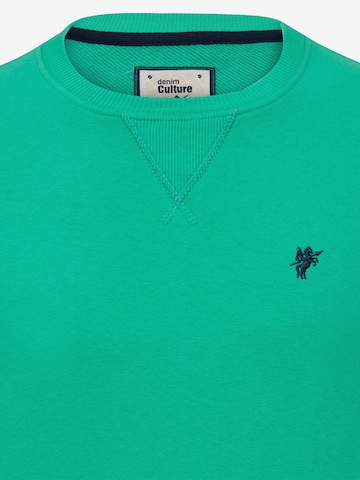 DENIM CULTURE Bluzka sportowa 'Nicholas' w kolorze zielony
