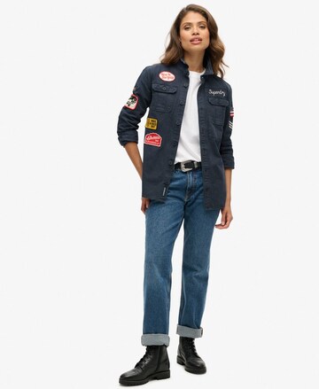 Veste mi-saison Superdry en bleu