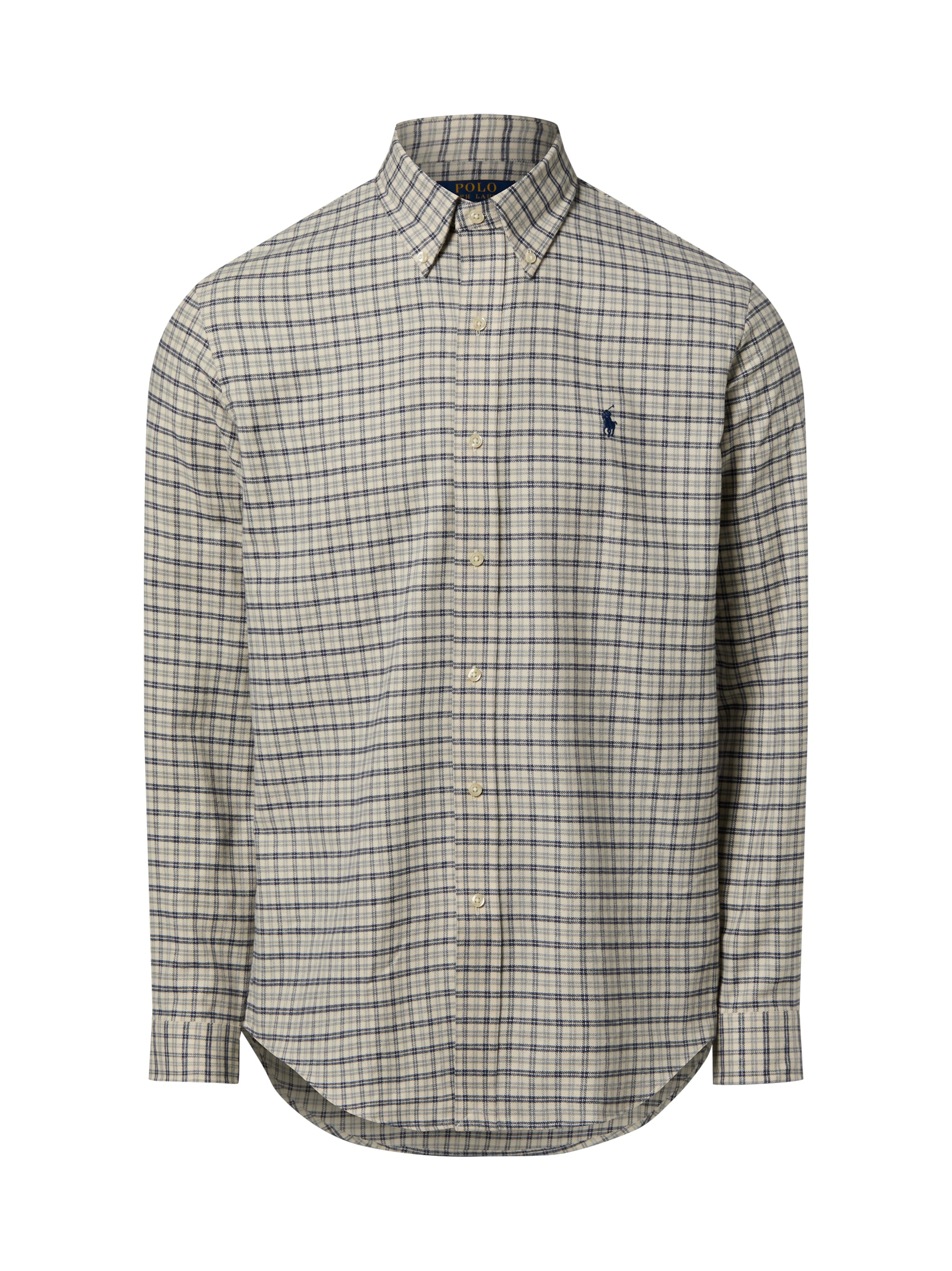 Polo Ralph Lauren Comfort Fit Hemd in Beige: Vorderseite