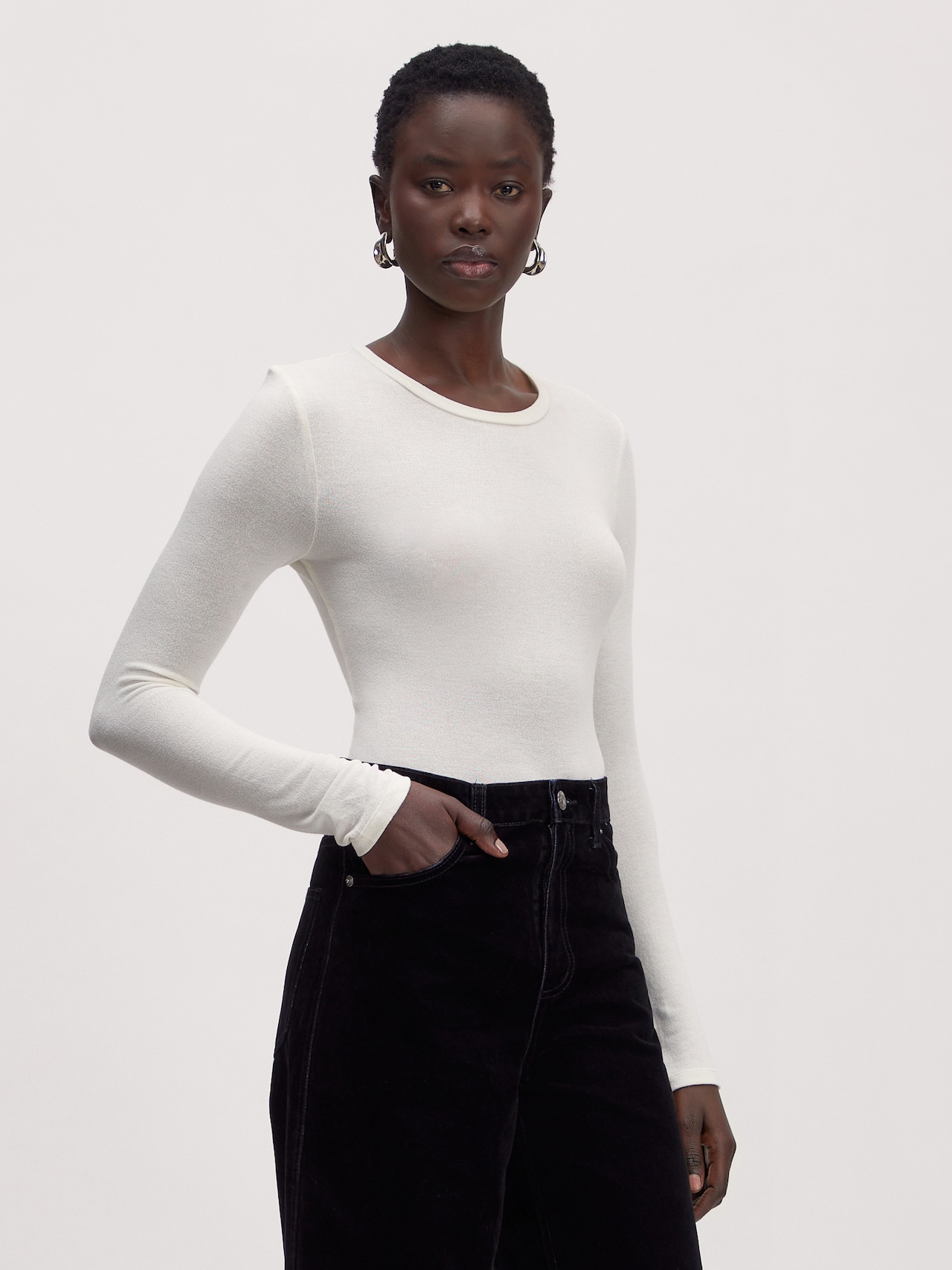 EDITED Producten Shirt 'Ginger' Crème