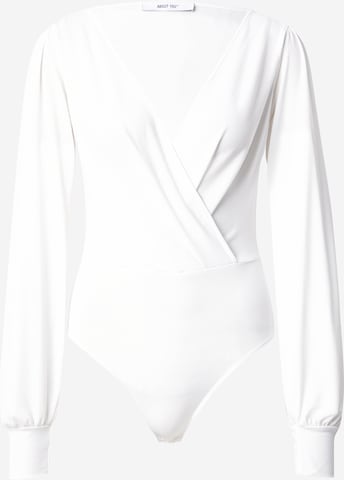 ABOUT YOU Shirt Bodysuit 'Fenna' in White: front