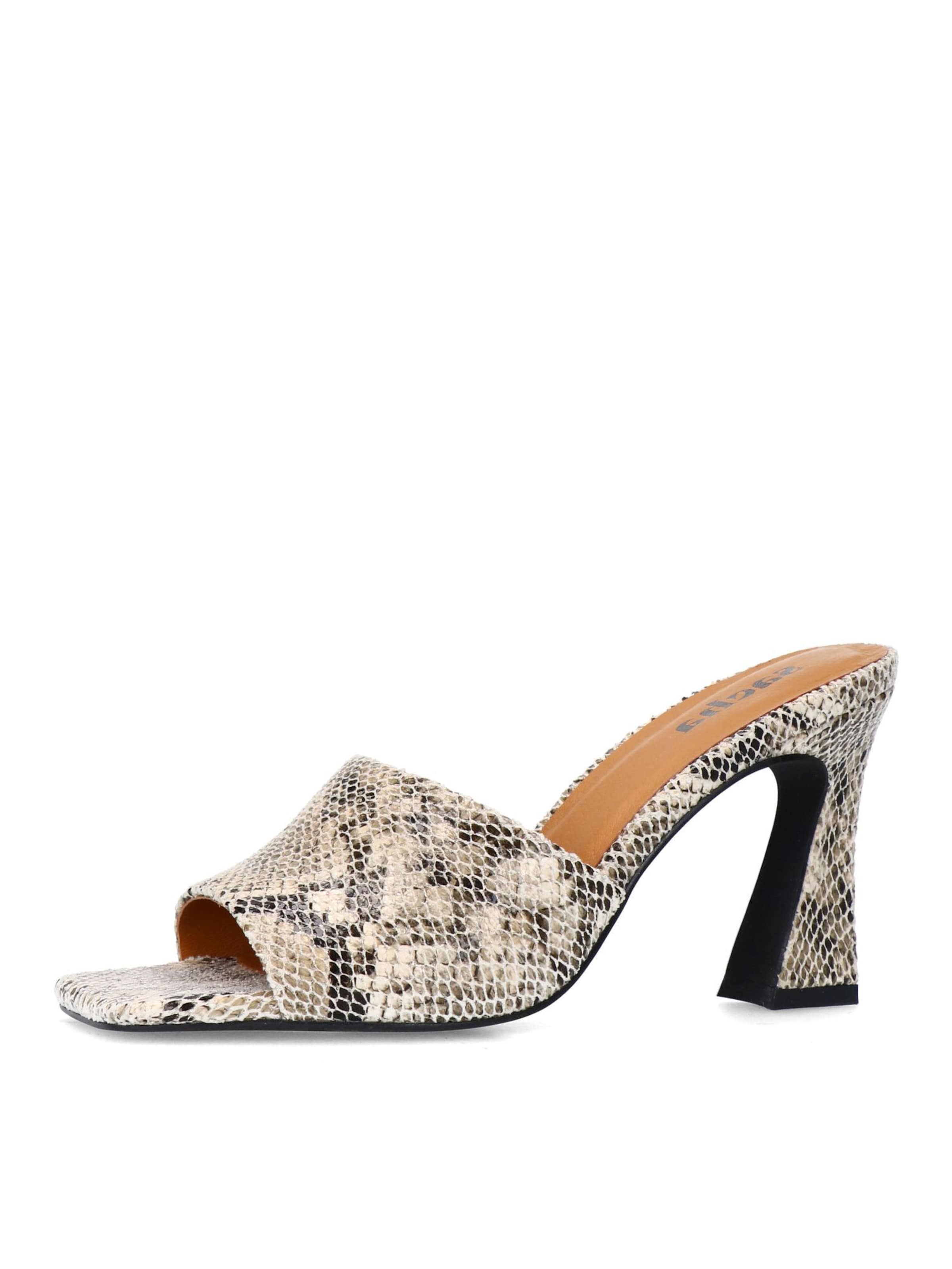 Mule SACHA en beige : devant