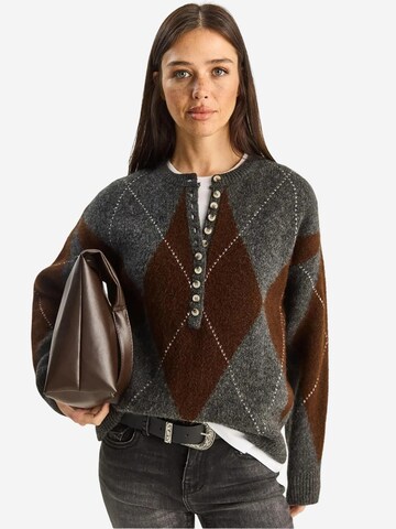 Bianco Lucci Pullover 'Pullover'‌‌‌‌‌‌‌ in Braun