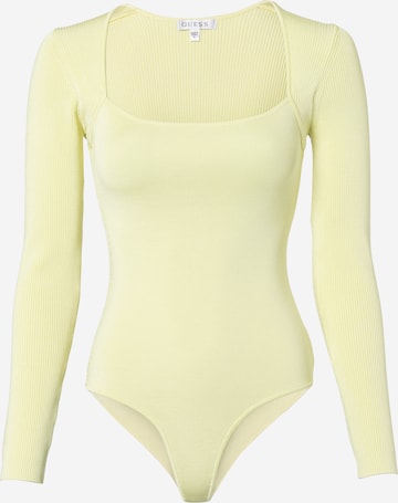 Shirtbody 'CLARIE' GUESS en vert : devant