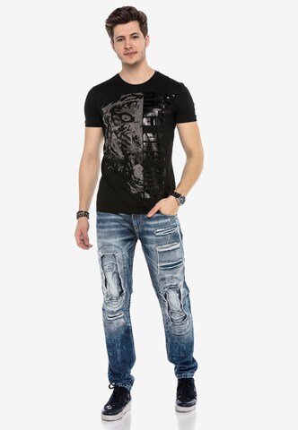 CIPO & BAXX Shirt in Zwart