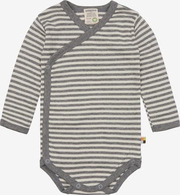 loud + proud Romper/Bodysuit in Grey: front