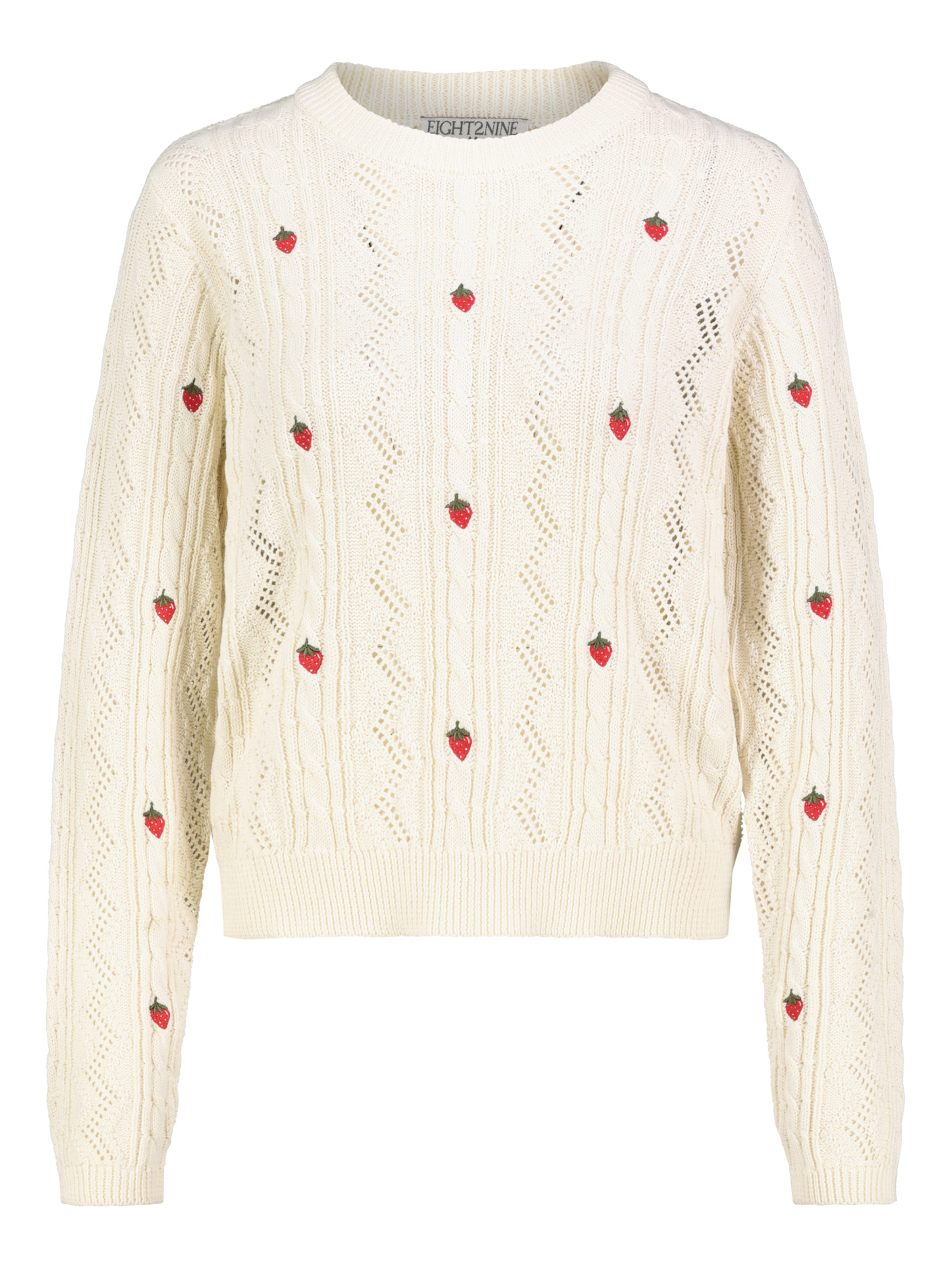 Eight2Nine Pullover in Weiß: Vorderseite