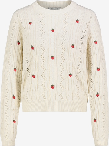 Eight2Nine Sweater in White: front