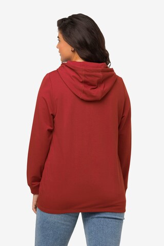 Sweat-shirt Ulla Popken en rouge