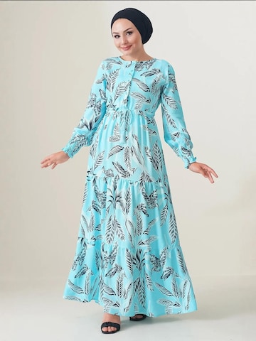 Bigdart - Vestido em azul: frente