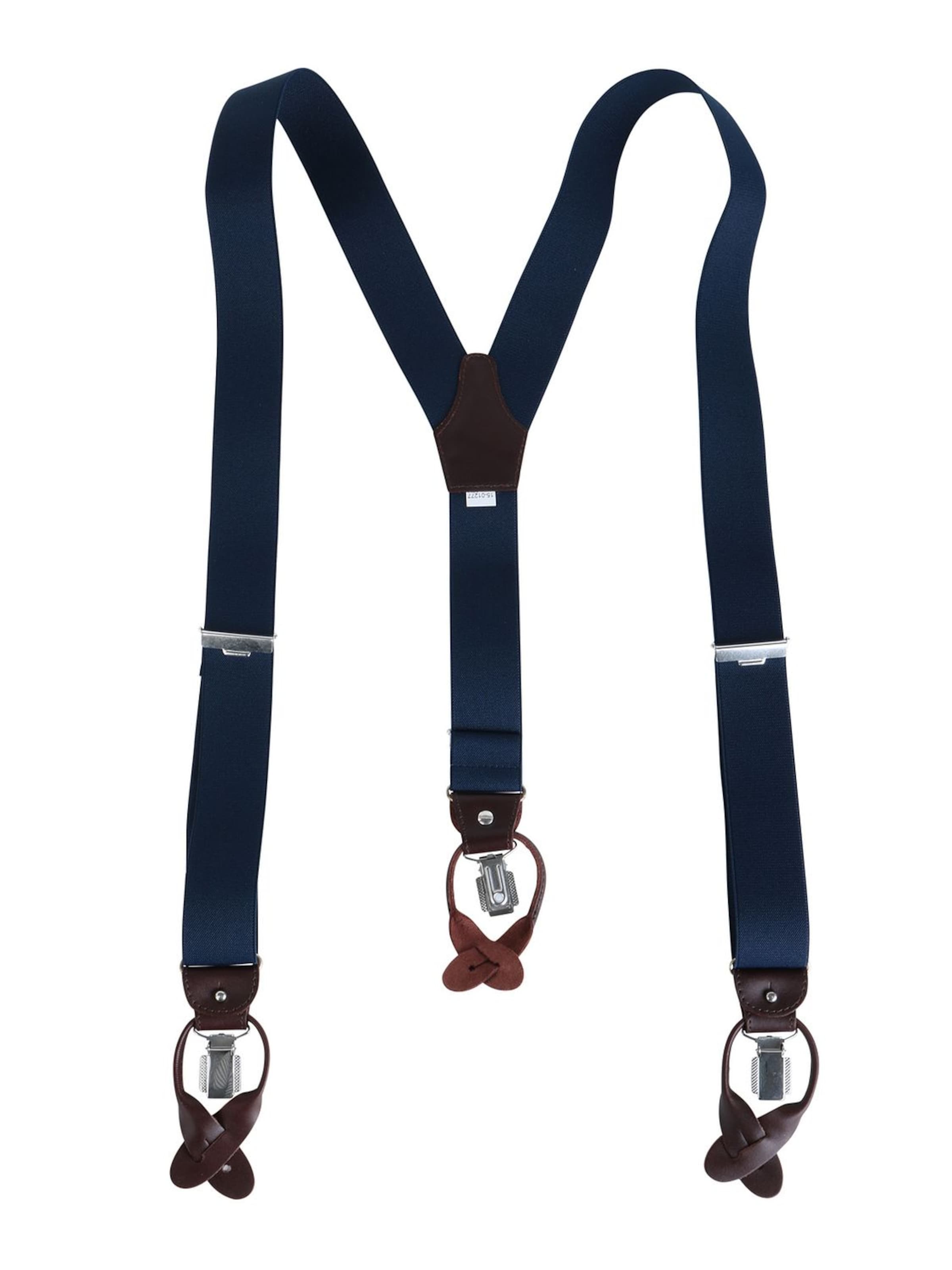 Profuomo Bretels in XS-XL in de kleur Navy, Productweergave