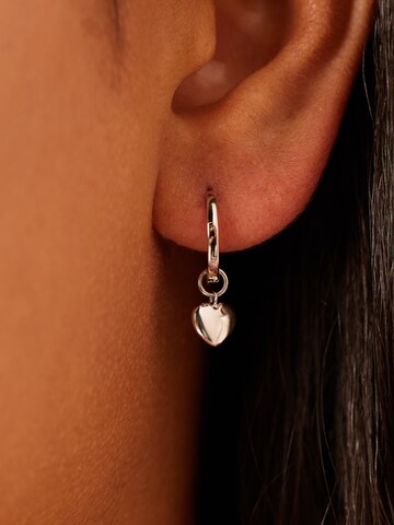 Boucles d'oreilles 'Herz' Lucardi en argent