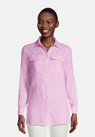Lands‘ End Blouse in Purple: front
