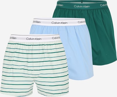 Calvin Klein Underwear Bokserishortsit värissä vaaleansininen / kuusi / pastellinvihreä, Tuotenäkymä