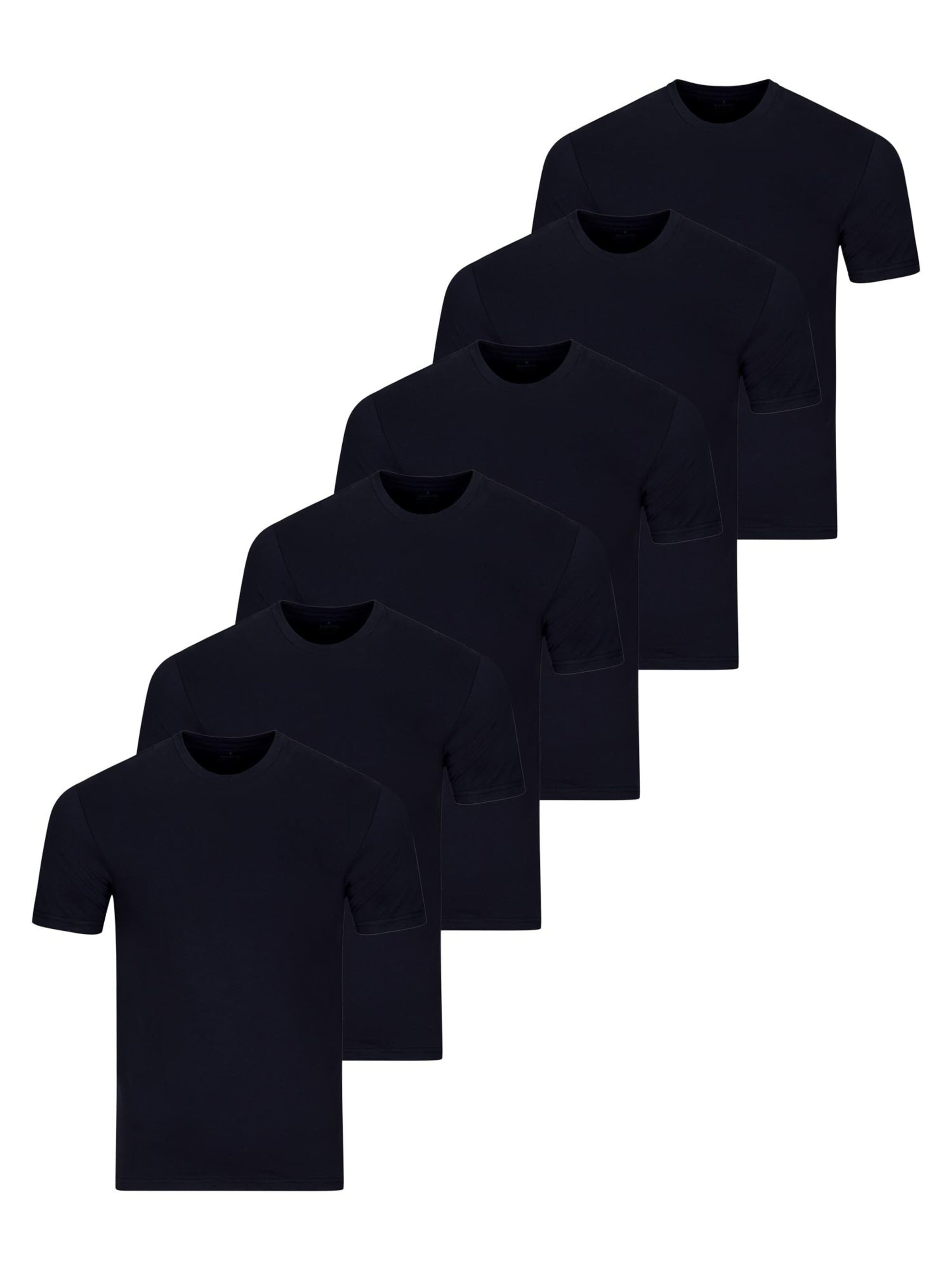 Ragman Undershirt 'Basic' in Blue: front