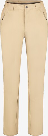 ICEPEAK Regular Outdoor trousers 'Baird' in Beige: front