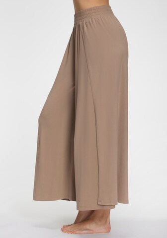 LASCANA Wide Leg Haremshose in Beige
