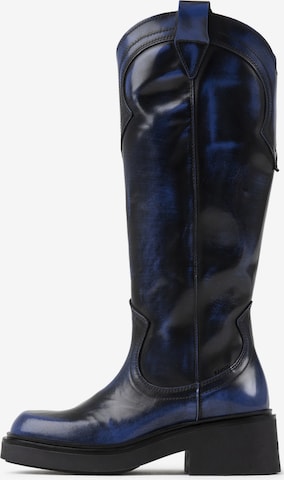 Bottes de cowboy 'Daff-Ey ' BRONX en bleu : devant