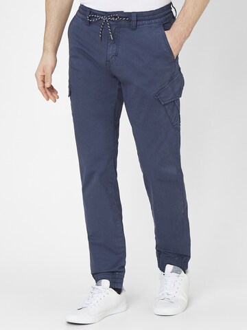 PADDOCKS Tapered Cargohose in Blau: Vorderseite