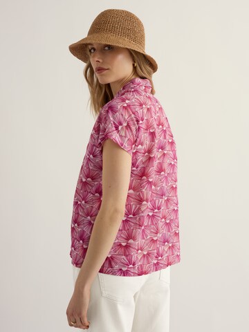 Seasalt Cornwall Shirt 'Deep Lane' in Roze