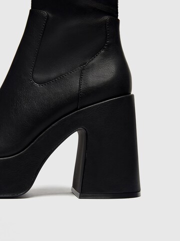 Pull&Bear Ankle Boots in Black