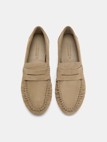 Pull&Bear Moccasin in Brown