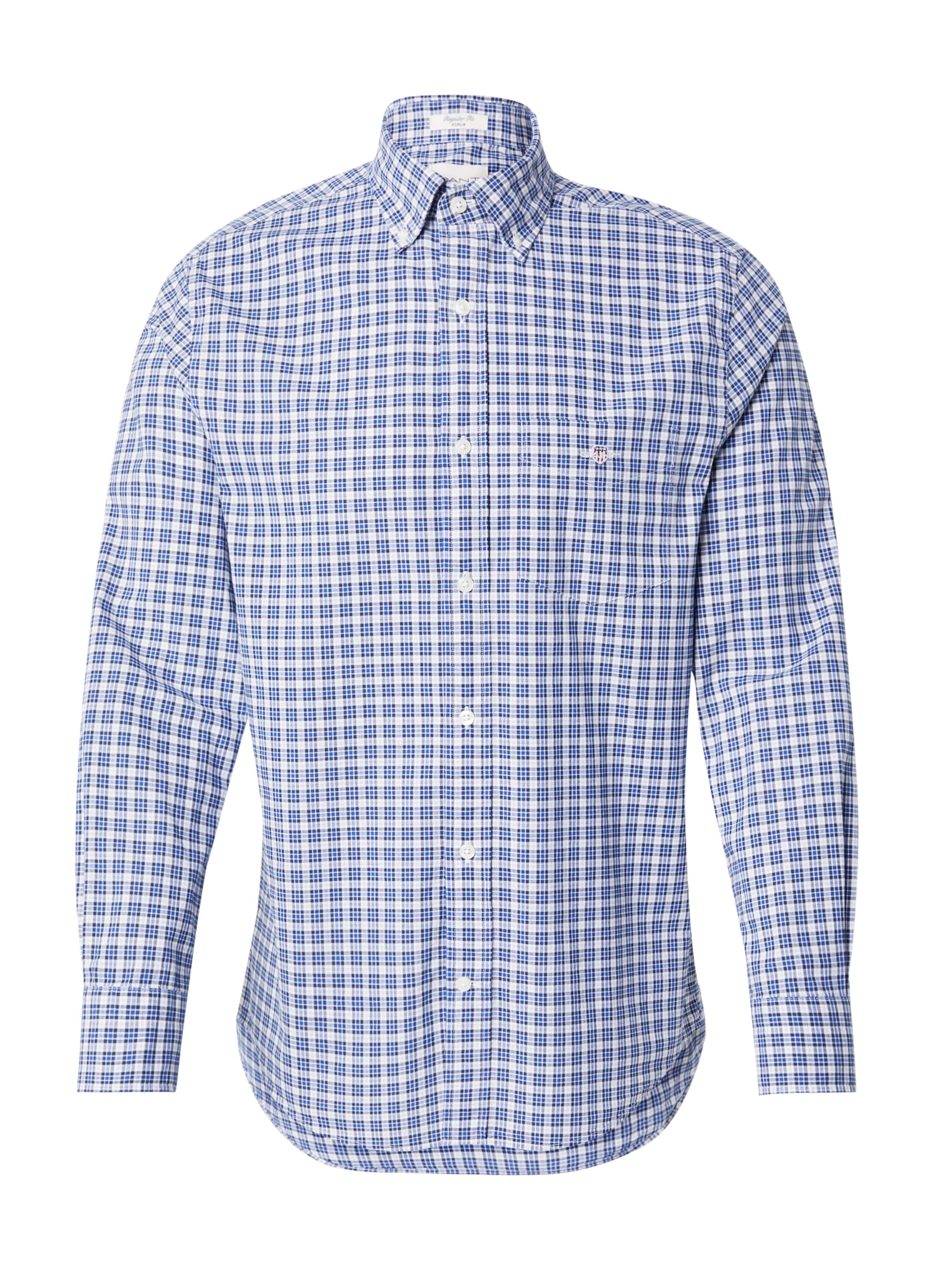 Coupe regular Chemise GANT en bleu : devant