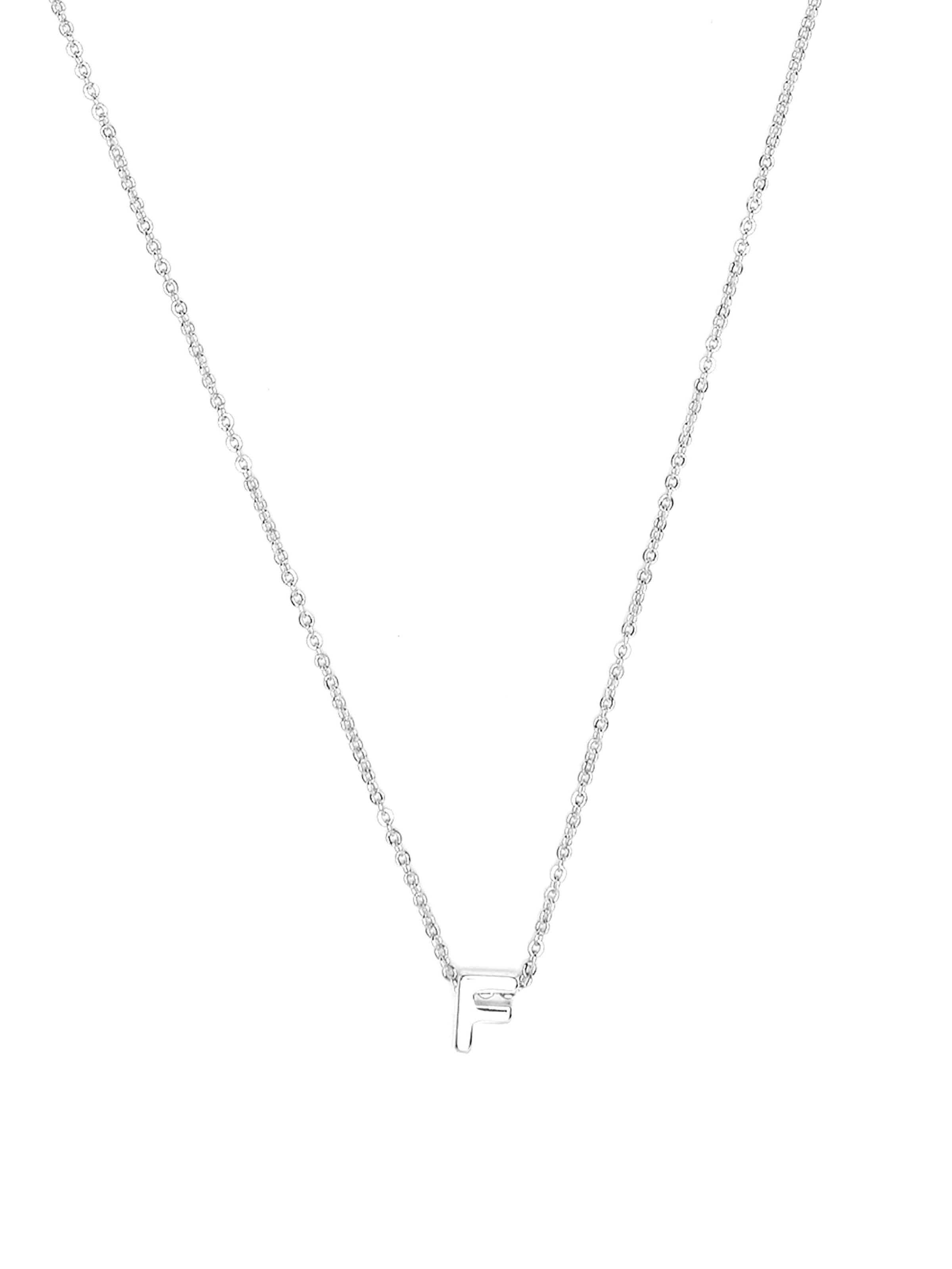 Chaîne 'Alphabet F' Luxenter en argent