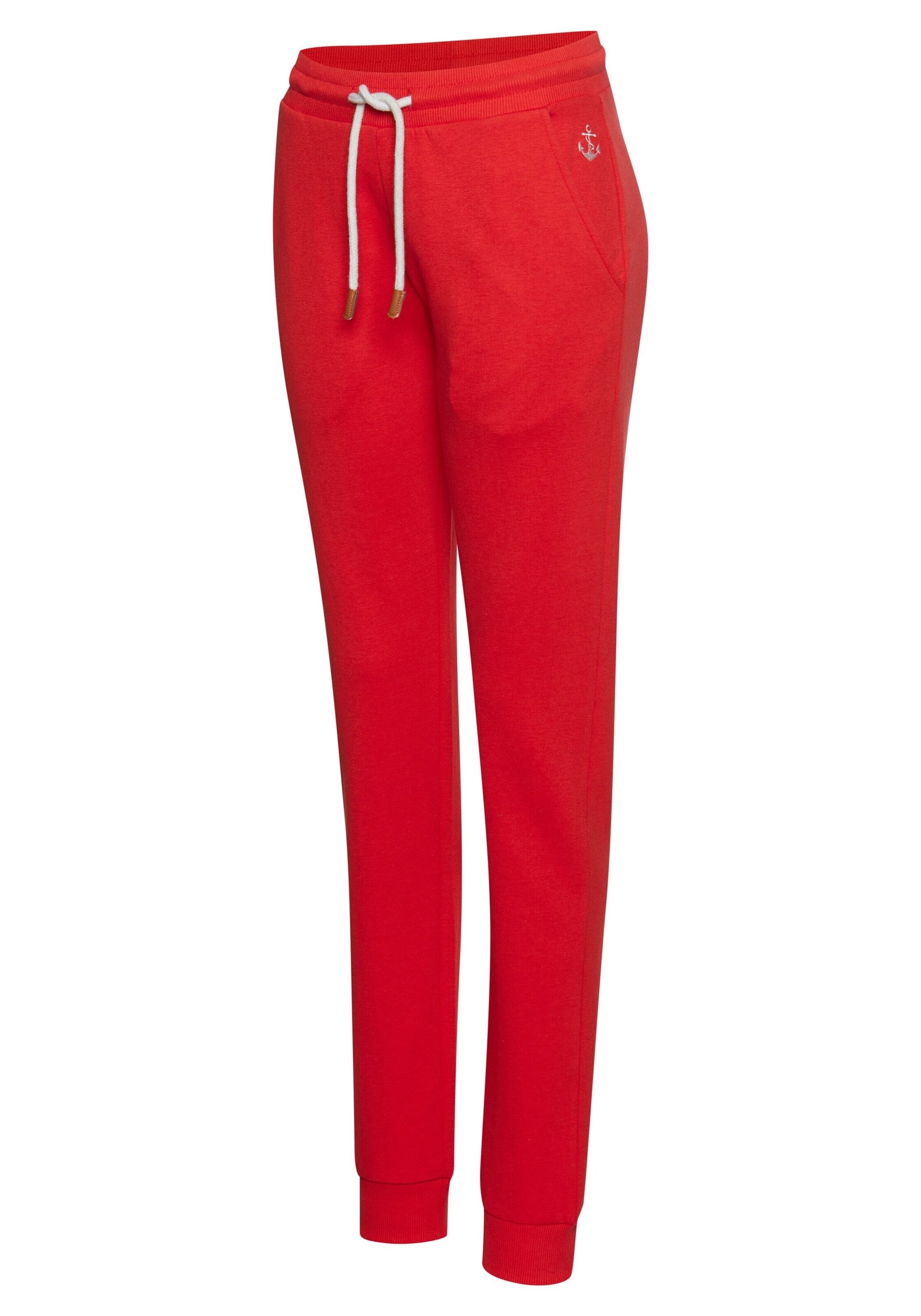 H.I.S Úzky strih Nohavice - Červená