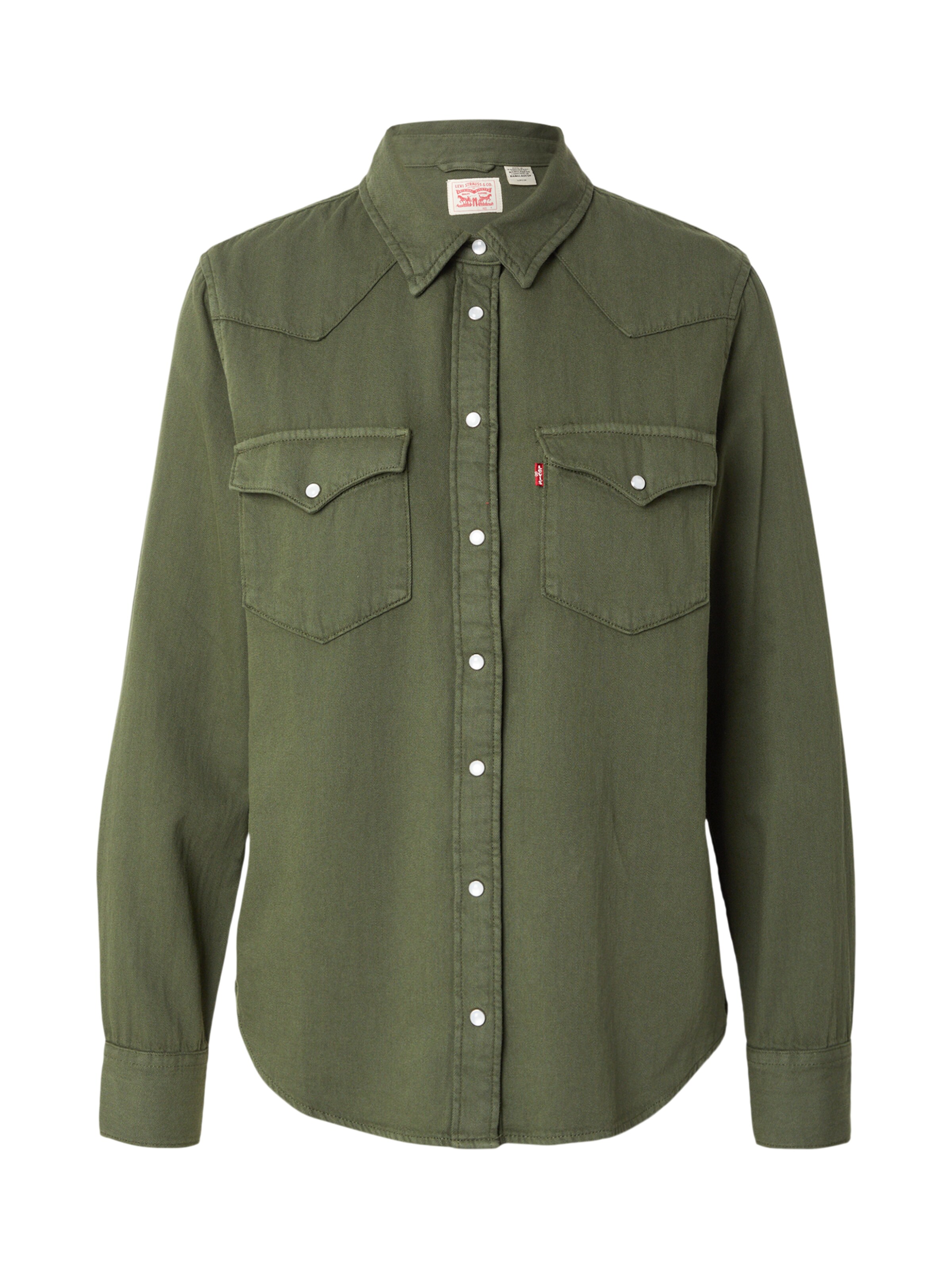 LEVI'S ® Blouse 'Ultimate Western' in de kleur Jade groen, Productweergave
