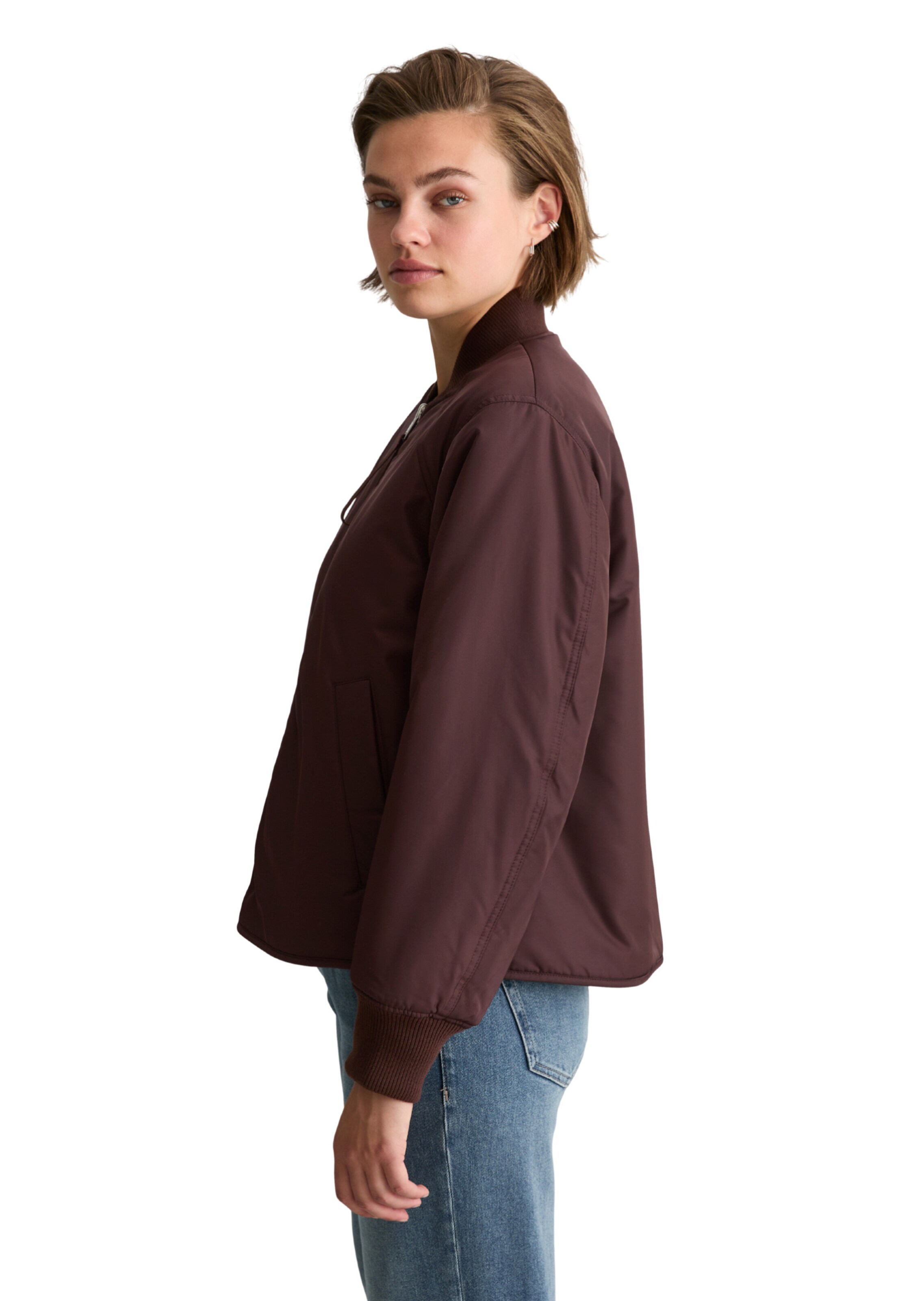 Marc O'Polo DENIM Tussenjas in Bruin: zijkant