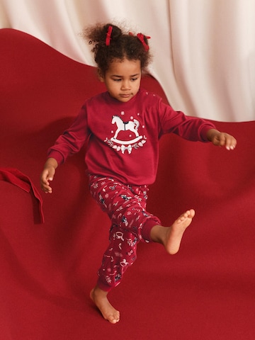 CALIDA Pajamas 'Family & Friends' in Red: front