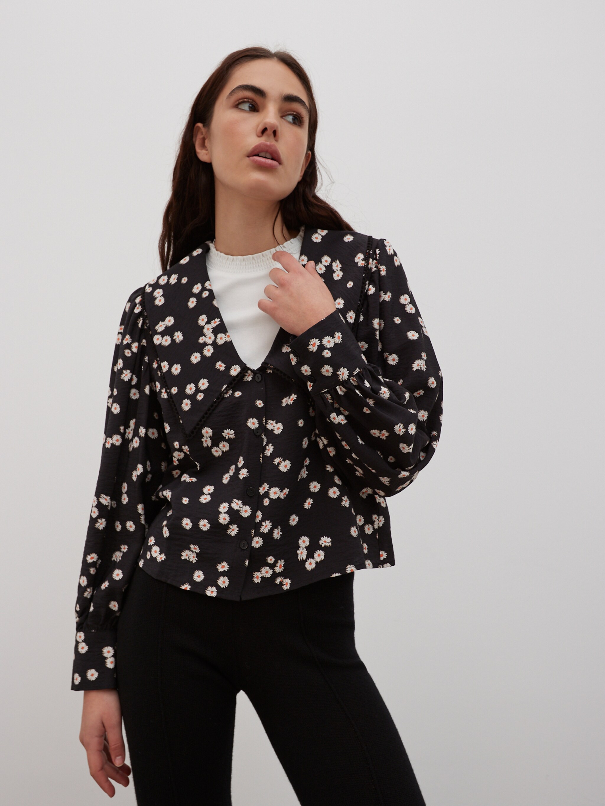 EDITED Producten Blouse 'Mariel' Zwart