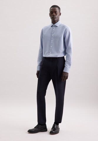 Coupe regular Chemise business SEIDENSTICKER en bleu