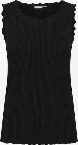 Haut 'Ribba' Cream en noir : devant