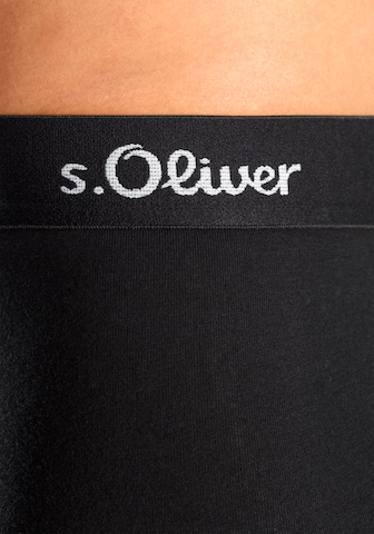s.Oliver Boxershorts in Zwart