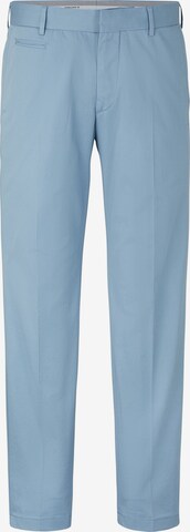 STRELLSON Slim fit Pleated Pants 'Kyle' in Blue: front