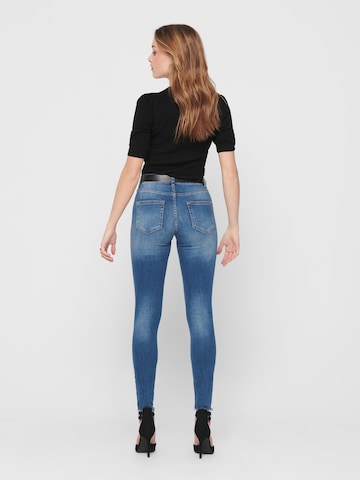 ONLY Skinny Jeans 'Blush' in Blue