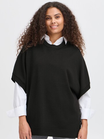 Fransa Sweater 'Sally Wa 1' in Black: front
