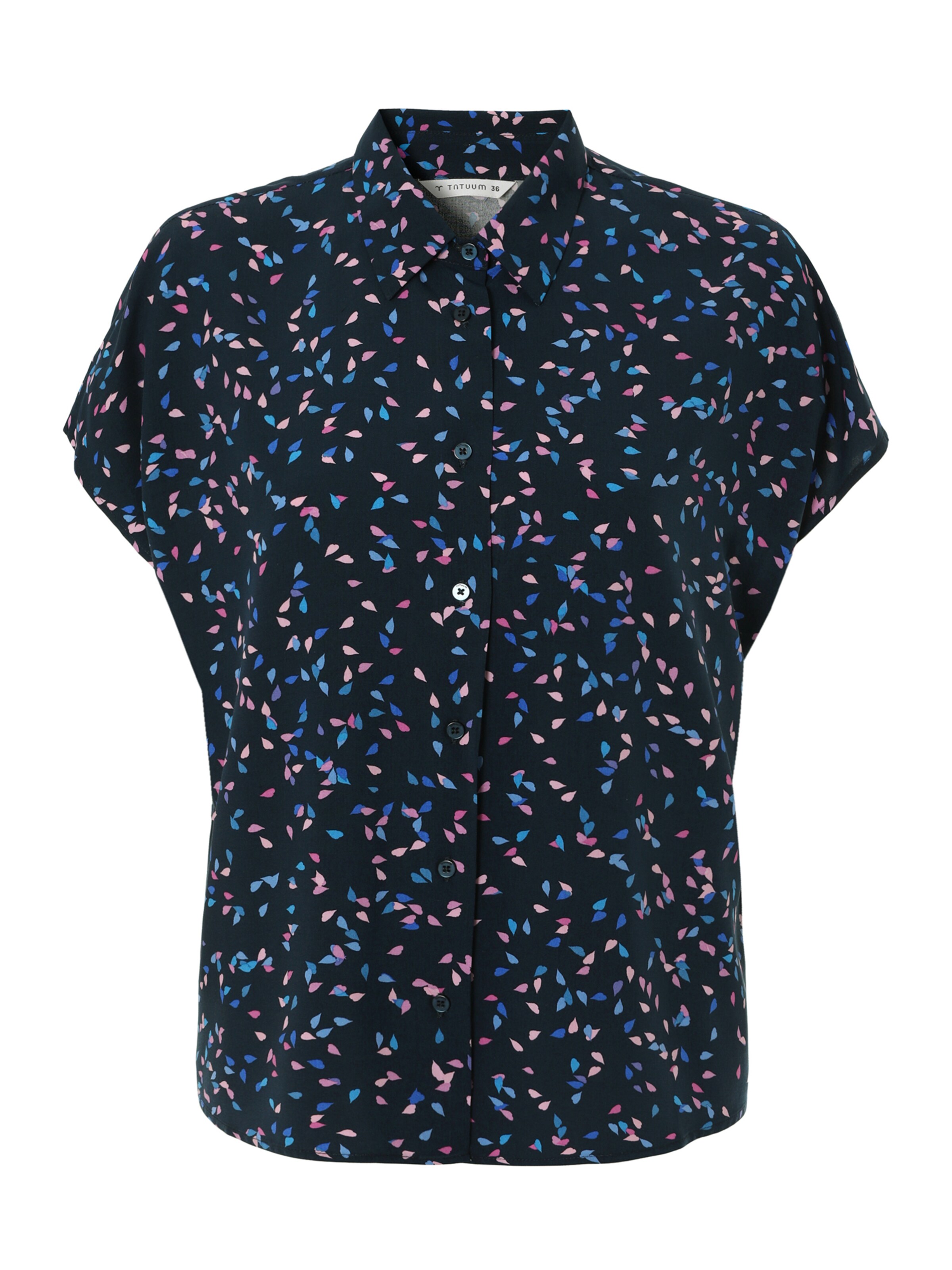 TATUUM Blouse in Blue: front